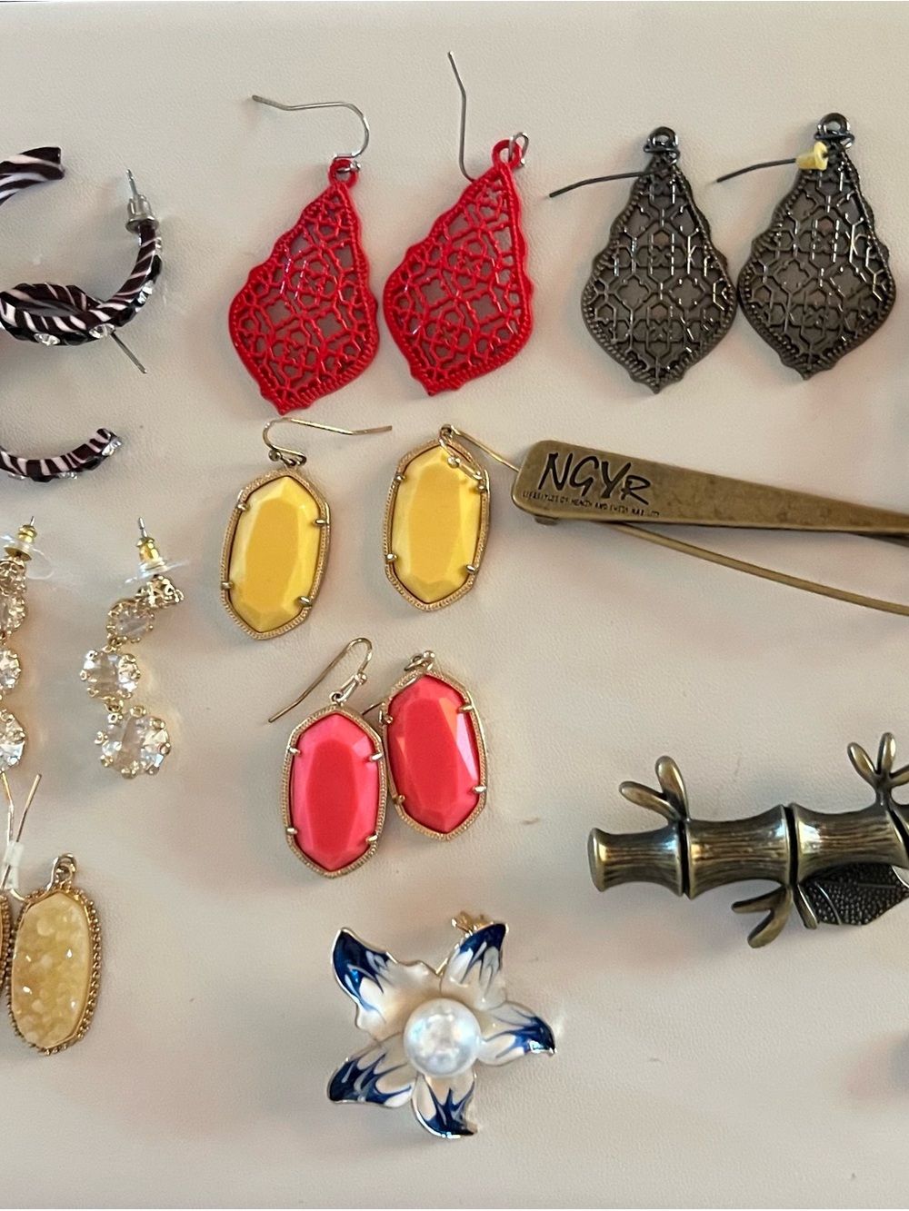 Earring and Broach Lot
